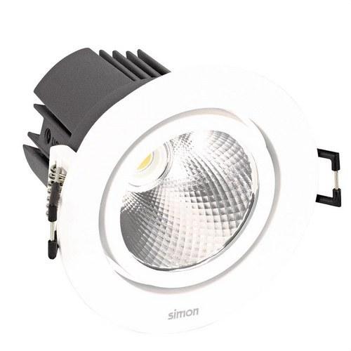 Downlight LED 703.23 Orientierbar Rund 3000K Breitstrahlend Weiß mit der Referenz 70323030-483 von der Marke SIMON