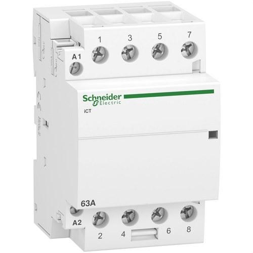 Modularer Schütz Acti9 iCT 63A 4P 4NA mit der Referenz A9C20864 von der Marke SCHNEIDER ELECTRIC