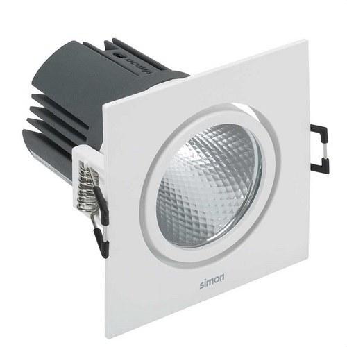 Downlight LED 703.24 ORIENTABLE QUADRAT 3000K WIDE FLOOD weiß mit der Referenz 70324030-483 von der Marke SIMON