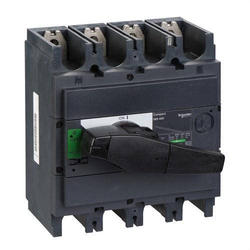 Lasttrennschalter Interpact INS400 4P 400A mit der Referenz 31111 von der Marke SCHNEIDER ELECTRIC