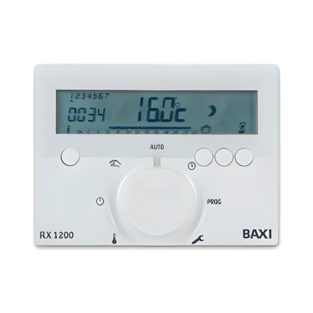 Programmierbarer kabelloser Raumthermostat RX 1200 mit der Referenz 7216911 von der Marke BAXI 