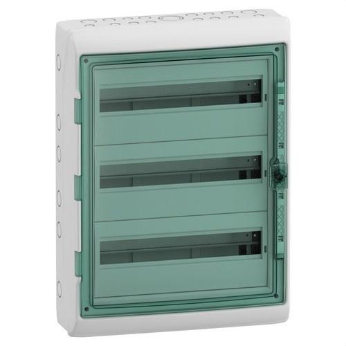 Wasserdichte Verteilerbox 3 Reihen 54 Module 610x448x160mm mit der Referenz 13986 von der Marke SCHNEIDER ELECTRIC