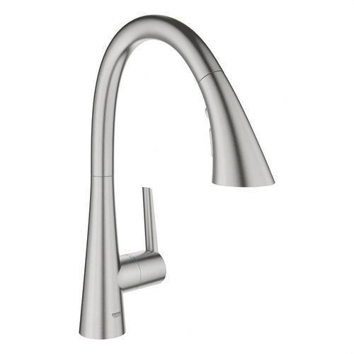 Einhebel-Küchenarmatur 1/2" Zedra Supersteel mit der Referenz 32294DC2 von der Marke GROHE