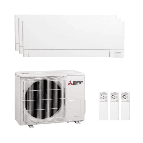 Klimaanlage 3x1 mit WLAN und PlasmaQuad+ Filter Mitsubishi 3,5 kW 12000 BTU