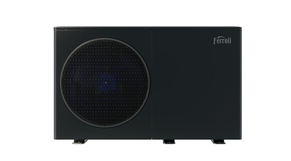 Dreiphasige Wärmepumpe Aerothermie Monoblock R290 Ferroli OMNIA Life M 16 kW mit Fernbedienung mit der Referenz 4B4770189 von der Marke FERROLI