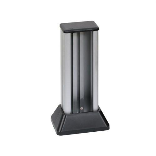 Aluminium mini column with 2 sides for 4 elements per side and graphite trims Simon 500 Cima with reference 52550222-033 from the brand SIMON