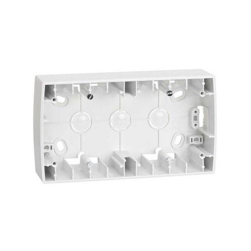 Oberflächenmontagedose für 2 Elemente weiß Simon 82 mit der Referenz 82761-30 von der Marke SIMON