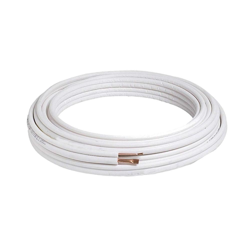 Isoliertes Doppel-Kupferrohr für Klimaanlage 1/4"-3/8" - Rolle mit 20 Metern mit der Referenz PEDOBLAM1/4X3/8(20M)-(COASOL) von der Marke TUBERIA COBRE