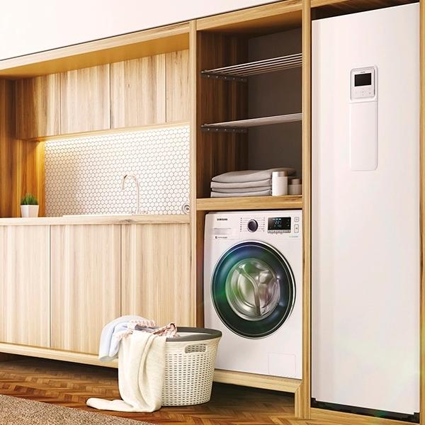 Hydrokit mit integriertem Speicher Samsung ClimateHub Mono R32 bis 16 kW 200 Liter - Einphasig mit der Referenz AE200RNWMEG/EU von der Marke SAMSUNG