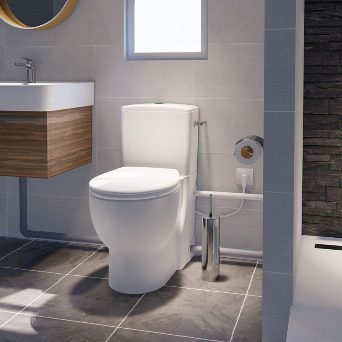 WC mit Zerkleinerer SFA Saniflush mit der Referenz SANIFLUSH von der Marke SFA SANITRIT