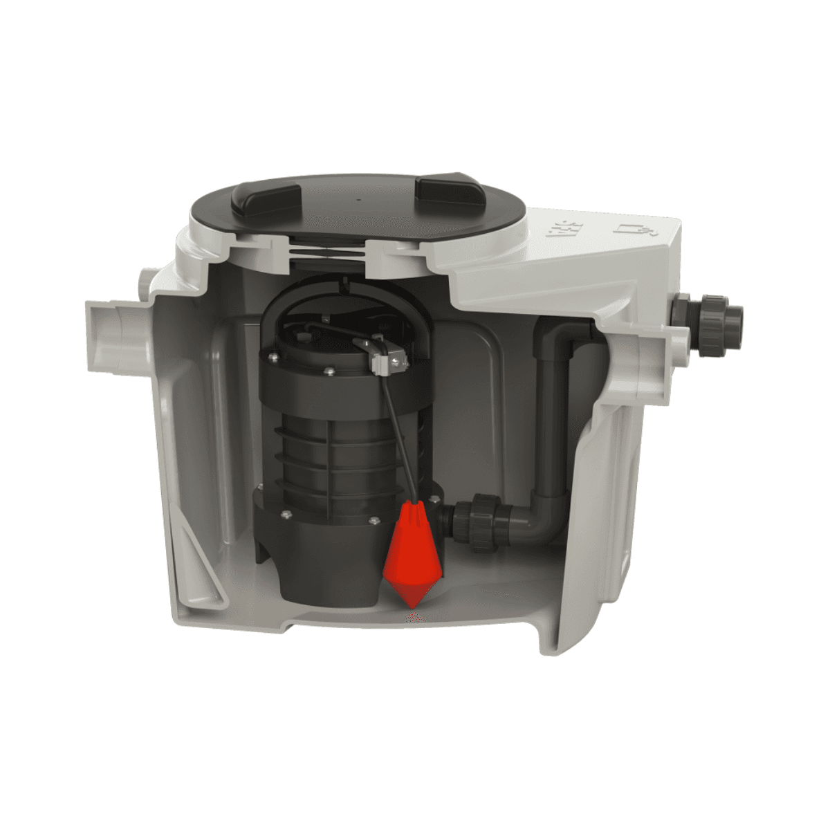 SFA Sanifos 110 Pumpstation - Zerkleinerer-Version mit der Referenz 009FOS110TM von der Marke SFA SANITRIT