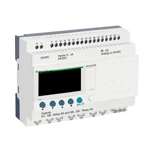 Zelio Logic Modular Programmable Relay 26 Inputs/Outputs with reference SR3B261BD from the brand SCHNEIDER ELECTRIC