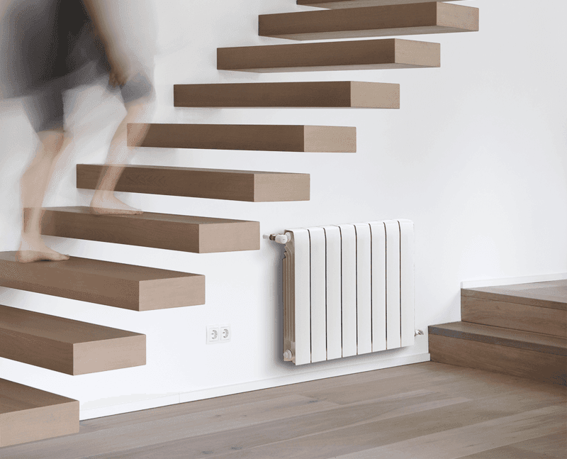 Umkehrbarer Wasserheizkörper Baxi Dubal 70 3 Elemente mit der Referenz 194A30301 von der Marke BAXI