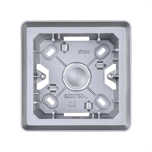 Oberflächenbox für 1 Element kaltes Aluminium Simon 82 mit der Referenz 8200750-093 von der Marke SIMON
