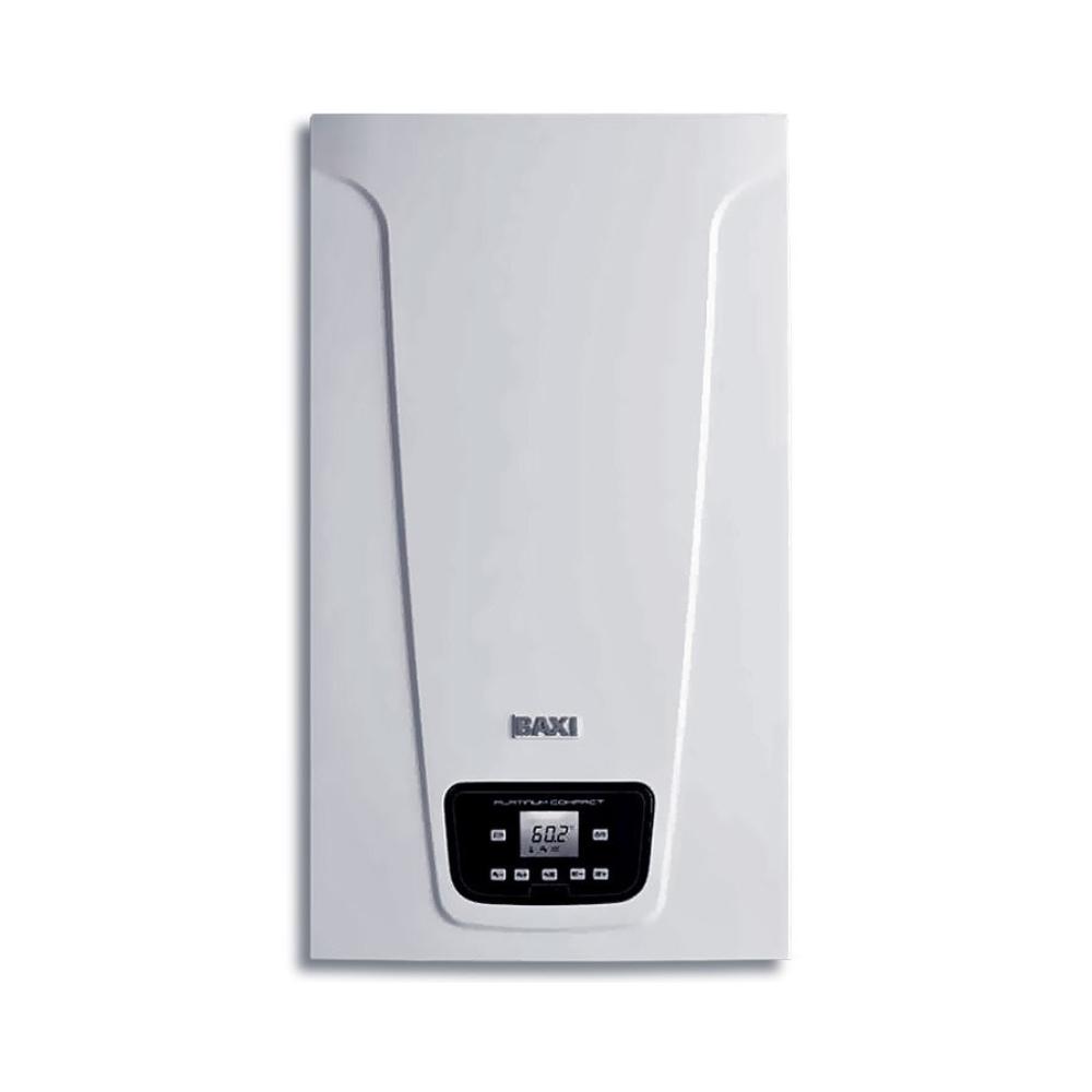 Baxi PLATINUM COMPACT 26/26 F ECO Brennwertkessel mit Schornstein 60/100 mit der Referenz 7725724 von der Marke BAXI
