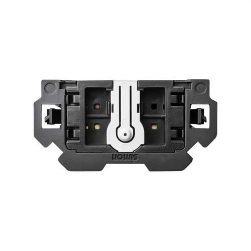 Einpoliger Druckschalter 10 AX 250V~ mit 1click® Anschluss-System Simon 100 mit der Referenz 10000101-039 von der Marke SIMON