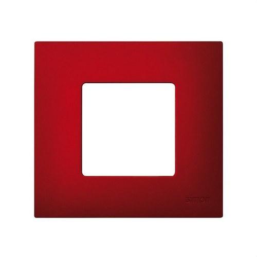 Austauschbare Abdeckung für Rahmen 1 Element rot Artic Simon 27 Play mit der Referenz 2700617-080 von der Marke SIMON