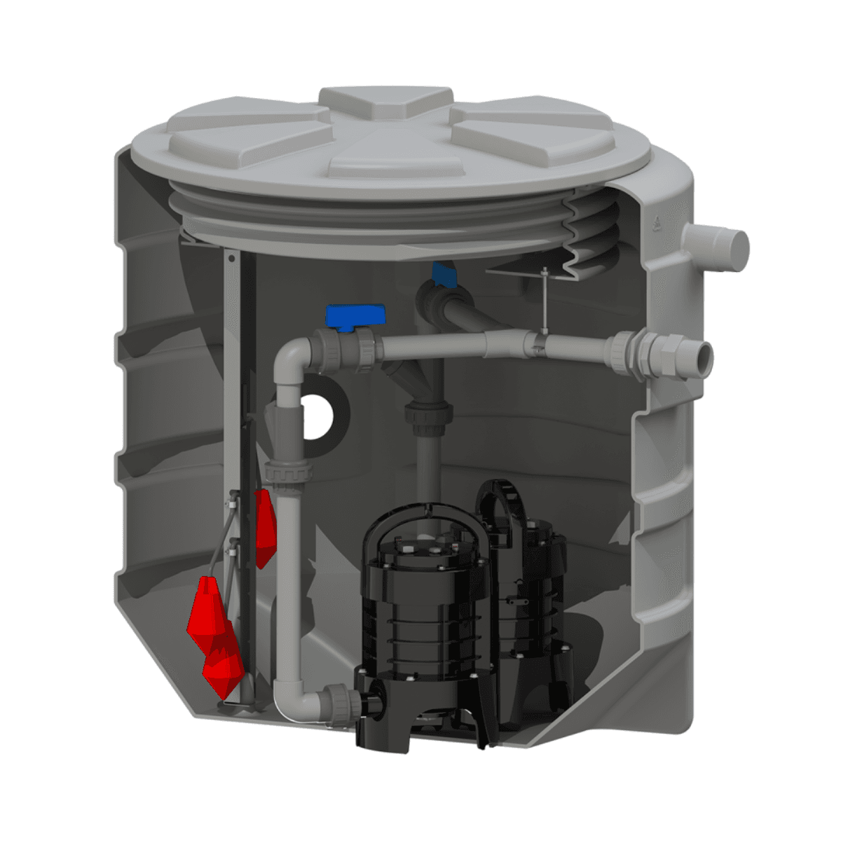 SFA SANIFOS 610 1 VX SP S Pumpstation - Vortex Einphasen-Version mit der Referenz SANIFOS6101VXSPS von der Marke SFA SANITRIT