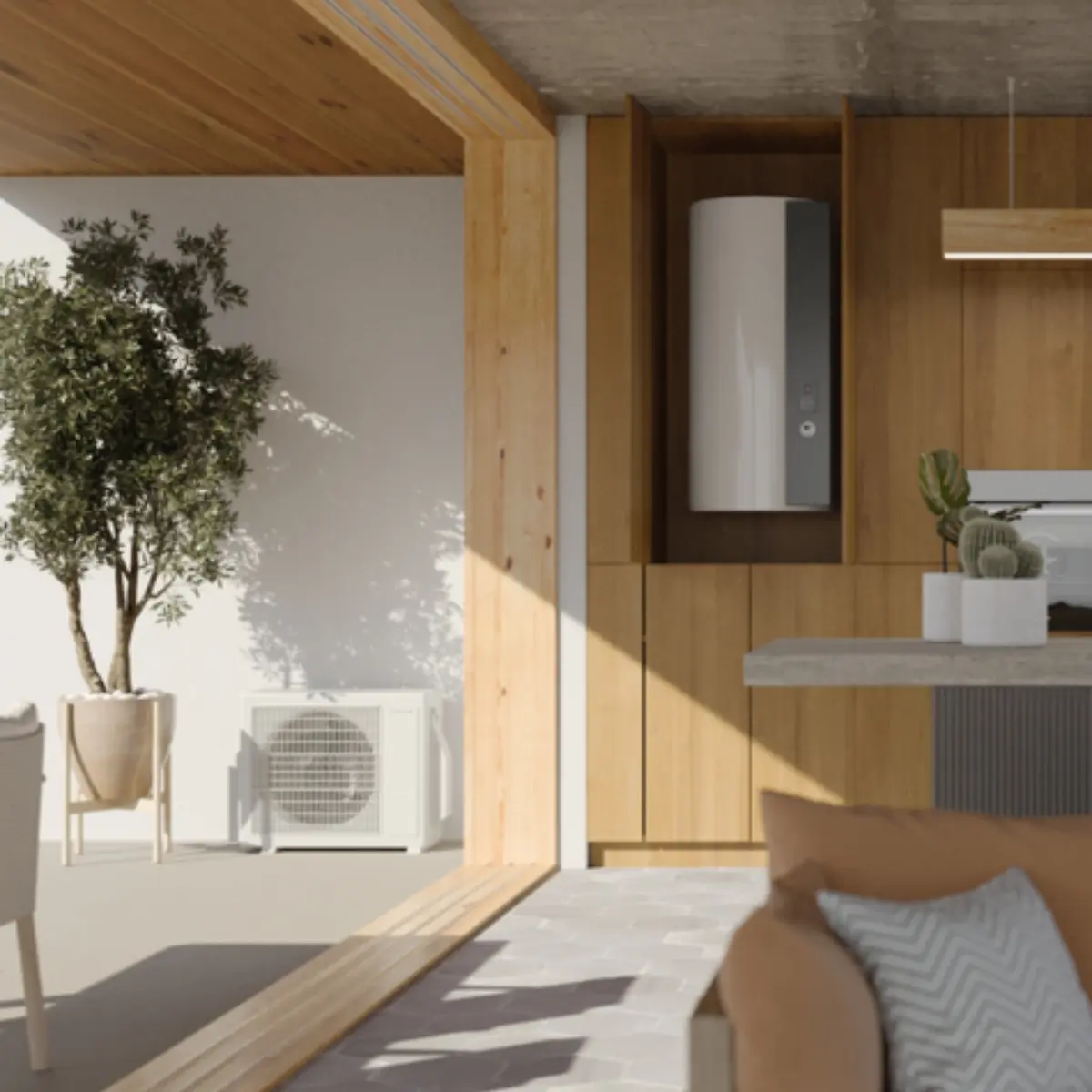 Thermor Aéromax Split 200 Litre Domestic Hot Water Heat Pump with reference 602119 from the brand THERMOR