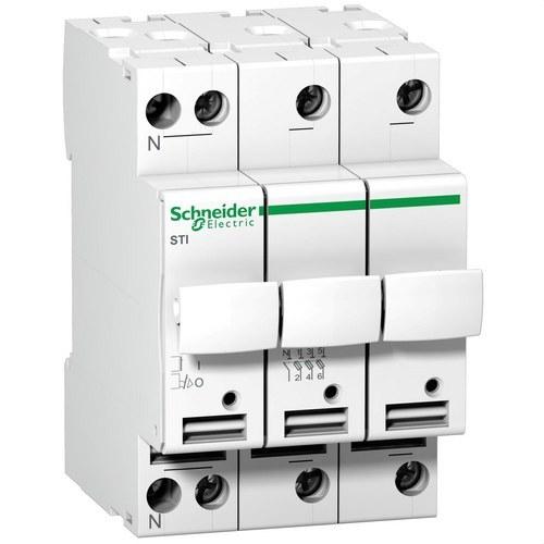 Sicherungshalter Acti9 STI 3P+N 500V mit der Referenz A9N15658 von der Marke SCHNEIDER ELECTRIC