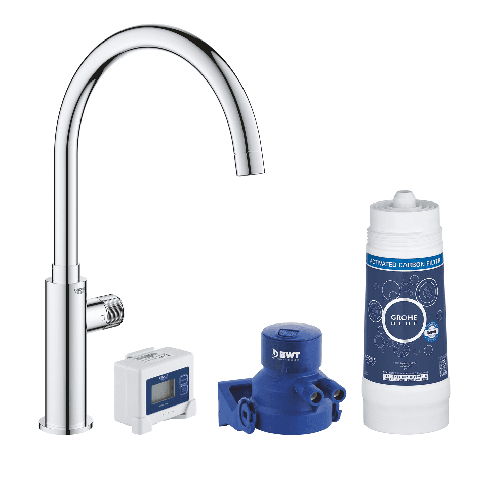 Starter-Kit - Einhebel-Küchenarmatur Grohe Blue mit der Referenz 30387000 von der Marke GROHE