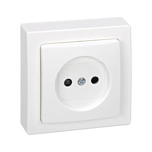 Zweipolige Steckdosenbasis Monoblock Simon 73 Loft mit der Referenz 73431-50 von der Marke SIMON