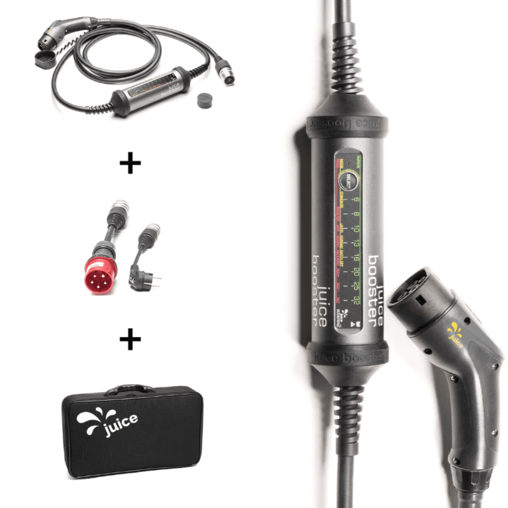 Tragbares Ladegerät Elektroauto Juice Booster 2 Basic Set mit der Referenz EL-JB2E2 von der Marke JUICE