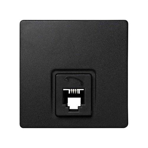 Telephone Socket with 4 RJ11 Contacts Graphite Simon 73 Loft with reference 73480-62 from the brand SIMON