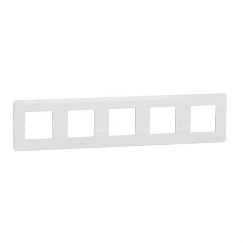 5-fach Rahmen New Unica Studio Polar mit der Referenz NU201018 von der Marke SCHNEIDER ELECTRIC