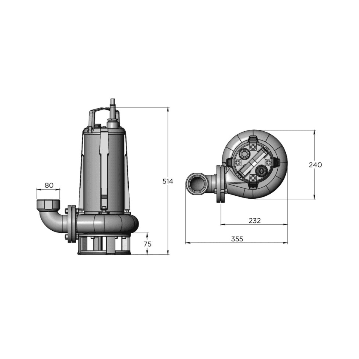 SFA Sanipump SLD 700 T Three-Phase Submersible Pump with reference 009PUMPSLDT from the brand SFA SANITRIT
