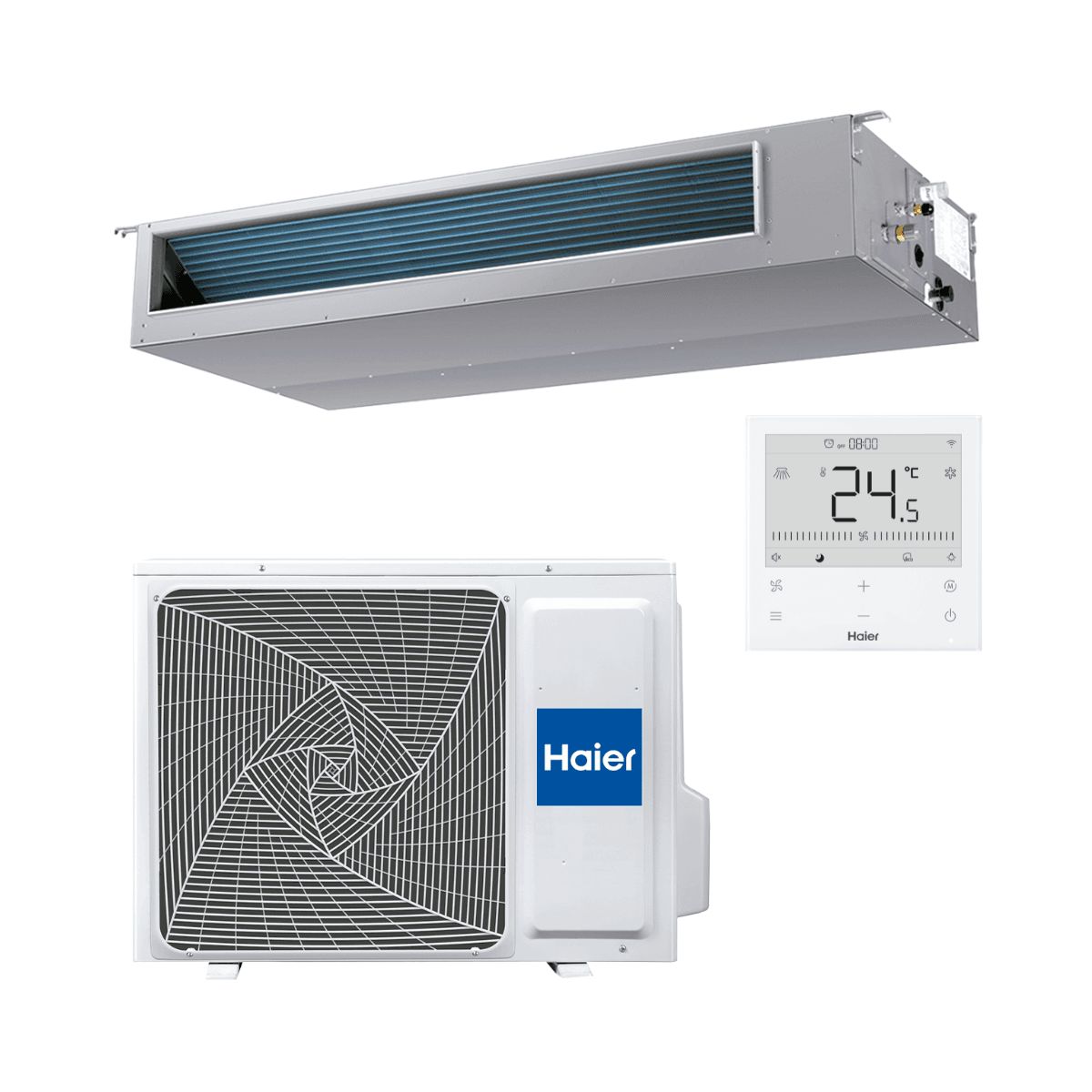 Haier Health Connect Kanal-Klimaanlage 7,1 kW 24000 BTU mit der Referenz HAIHEALTHCONNECT71 von der Marke HAIER