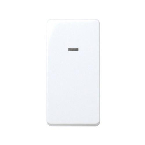 Halbelement-Schalter mit eingebauter Leuchte und Schnellanschlusssystem weiß Simon 27 Play mit der Referenz 27204-64 von der Marke SIMON