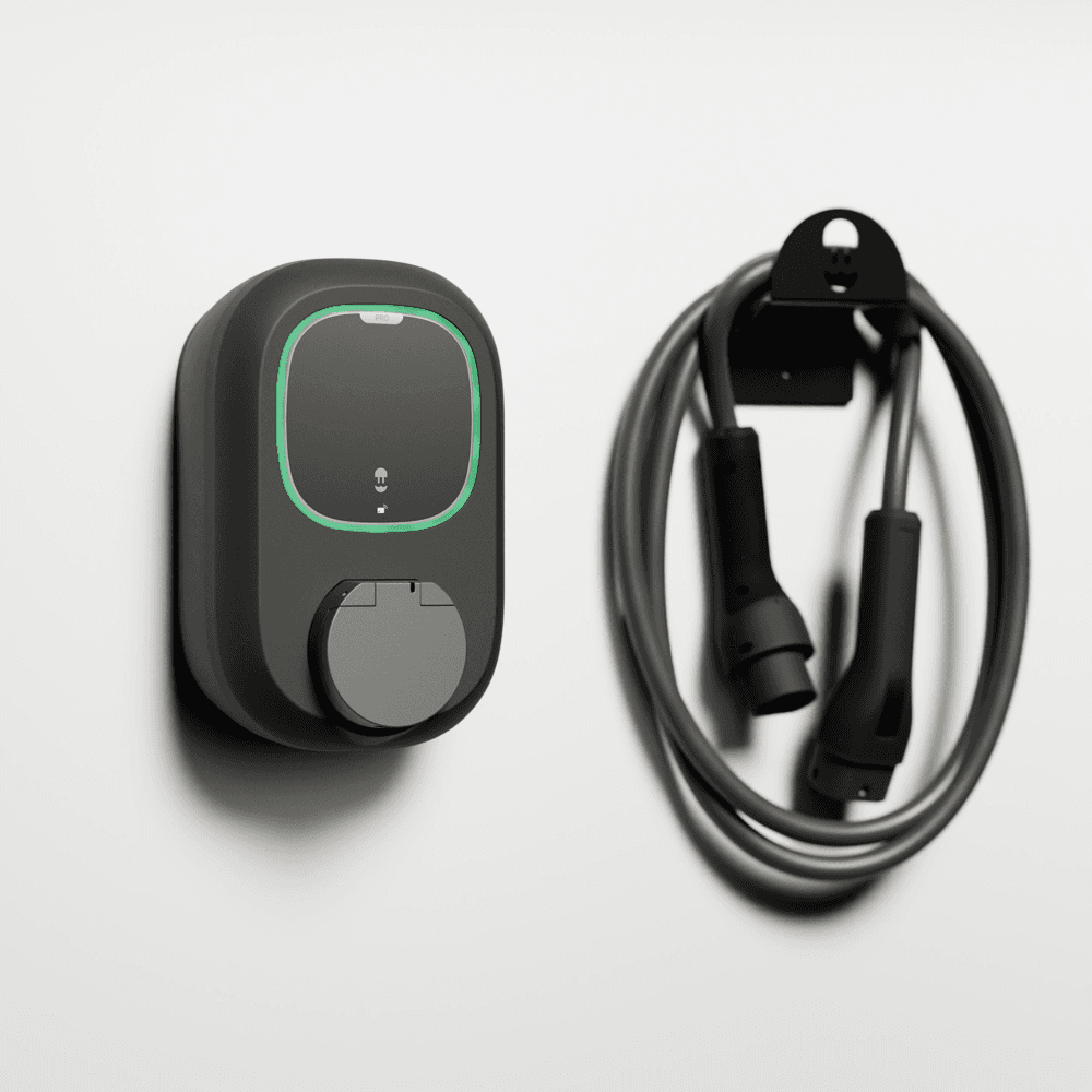 Black Electric Car Charger with WiFi Wallbox Pulsar Pro Socket 22 kW with reference PPR2-W-2-4-K-002 from the brand WALLBOX