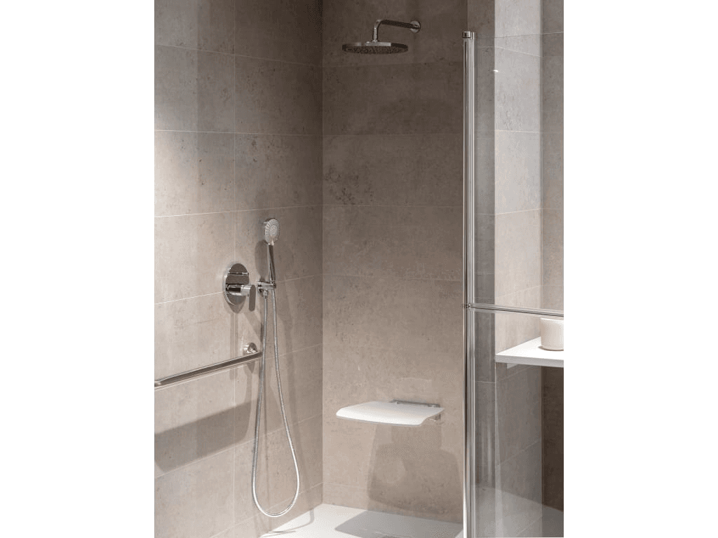 Gerader Badewannengriff, glänzend verchromt, 780 mm, Roca Access mit der Referenz A816929001 von der Marke ROCA