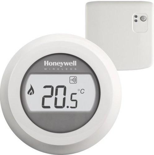 Kit bestehend aus digitalem Thermostat Honeywell T87 + Empfänger BDR91 mit der Referenz Y87RF2058 von der Marke RESIDEO