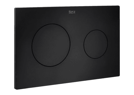 Roca In-Wall PL10 Dual Matte Black Dual Flush Actuator Plate with reference A890189206 from the brand ROCA