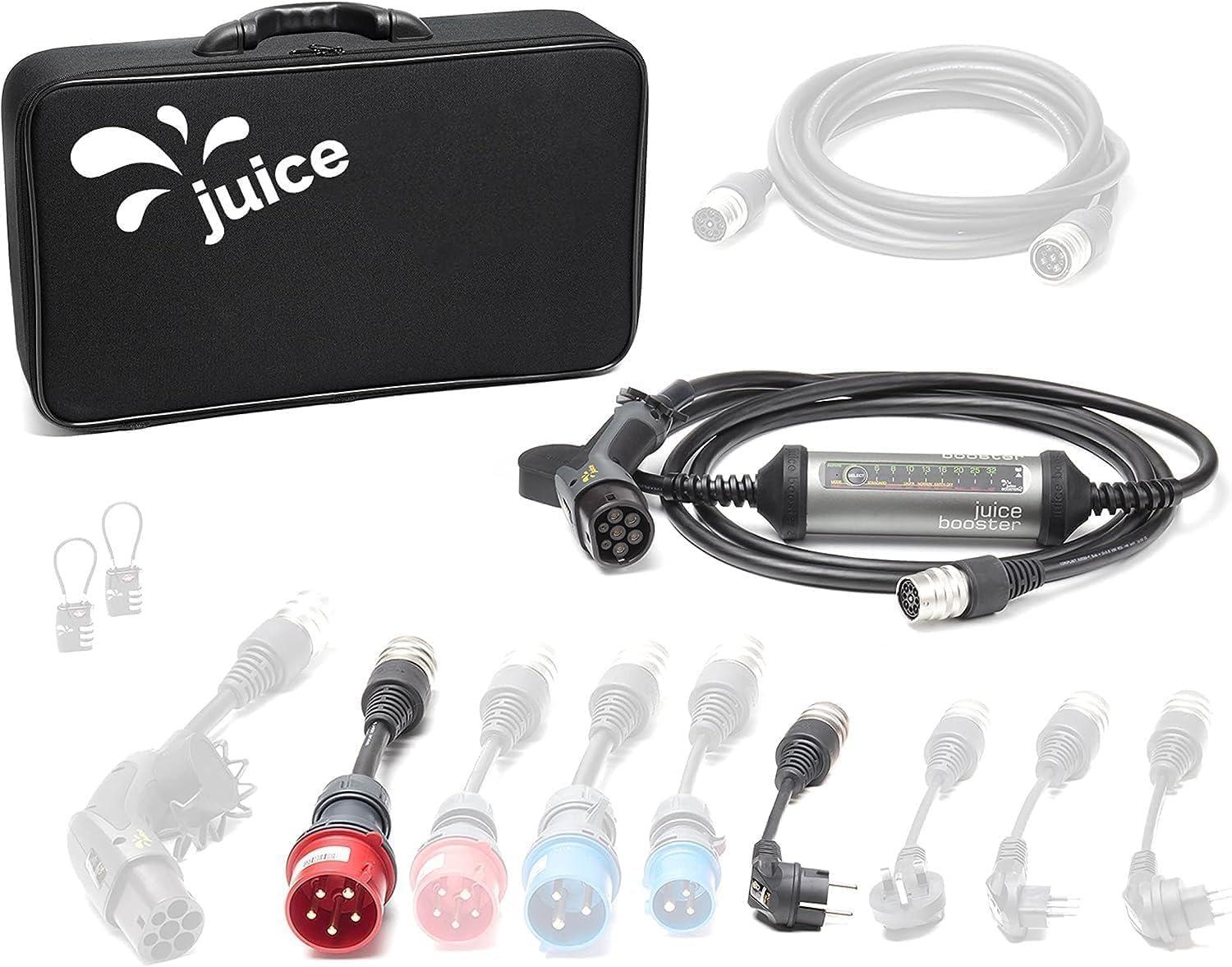 Tragbares Ladegerät Elektroauto Juice Booster 2 Basic Set mit der Referenz EL-JB2E2 von der Marke JUICE