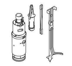 Spülmechanismus für Unterputz-Spülkasten Geberit Delta 12 cm mit der Referenz 240.501.00.1 von der Marke GEBERIT