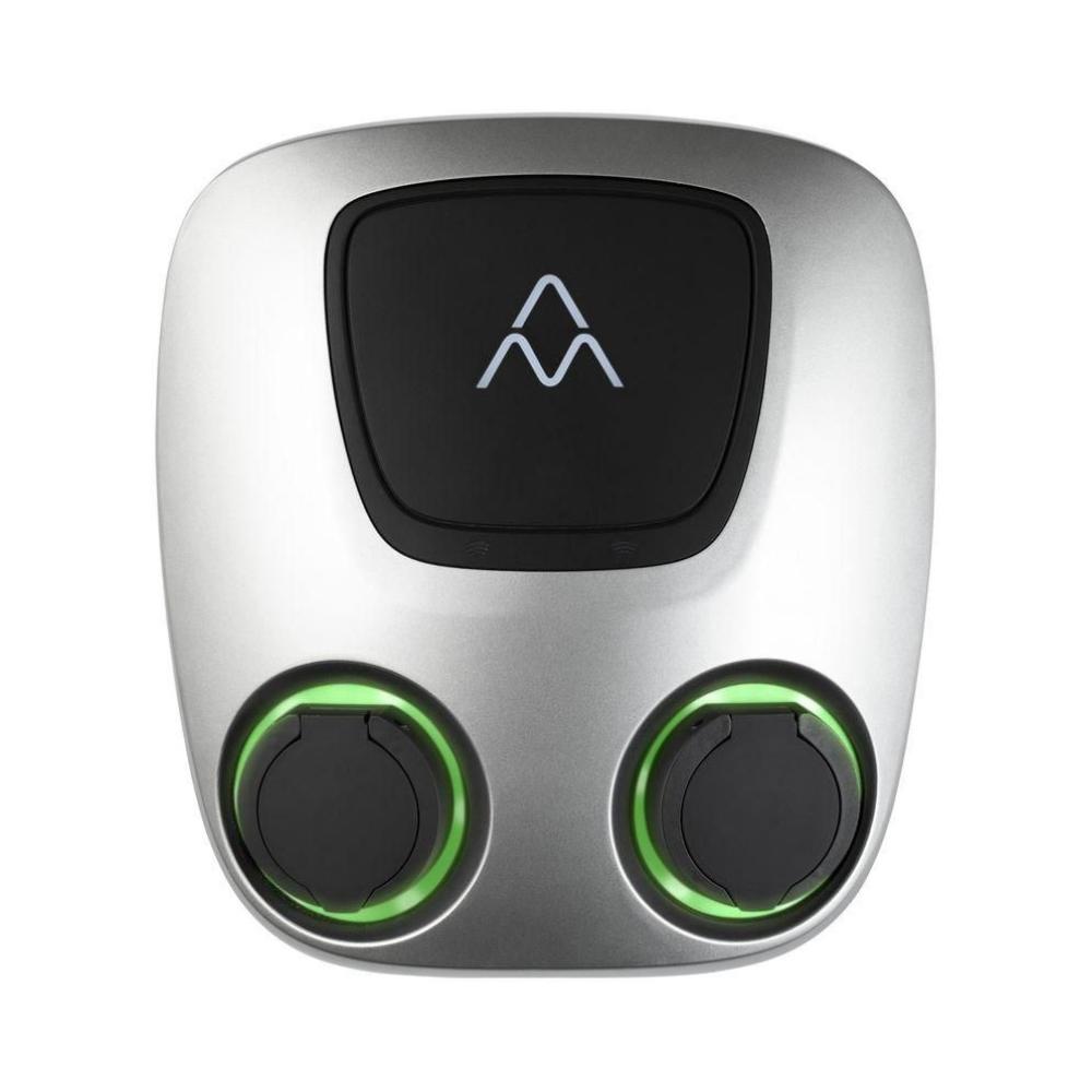 Doppel-Elektroautoladegerät mit WLAN 2 x 22kW Charge Amps Aura Steckdosen mit der Referenz 101010 von der Marke CHARGE AMPS