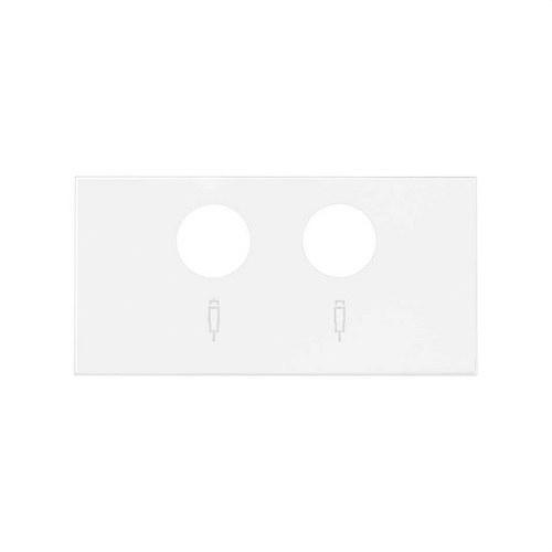 Matte White Cover for R-TV+SAT Inductive Sockets Simon 100 with reference 10000053-230 from the brand SIMON