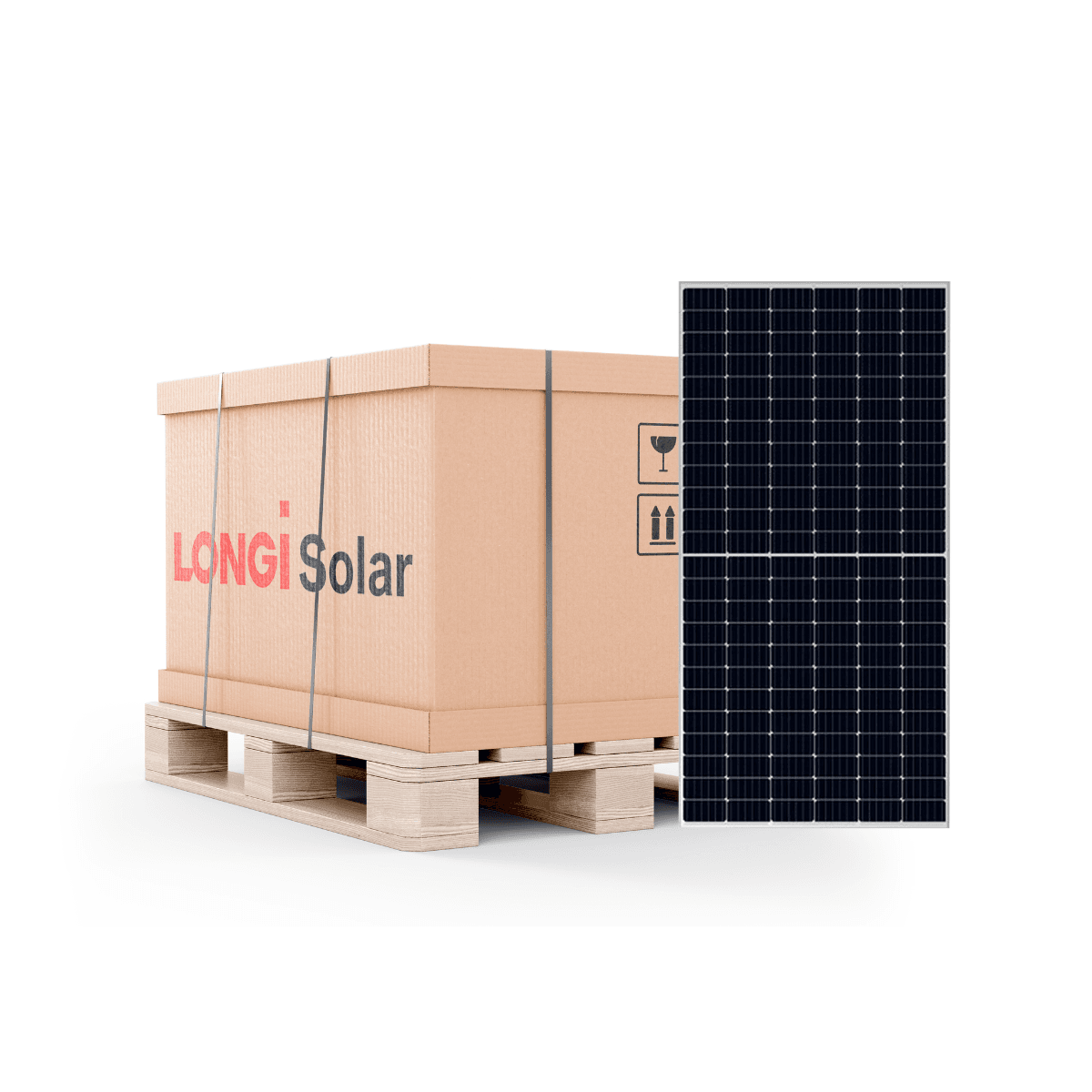 Pack 31 Solarpanel 550W Longi HI-MO5m LR5-72HPH-550M mit der Referenz LR5-72HPH 550WP von der Marke LONGI