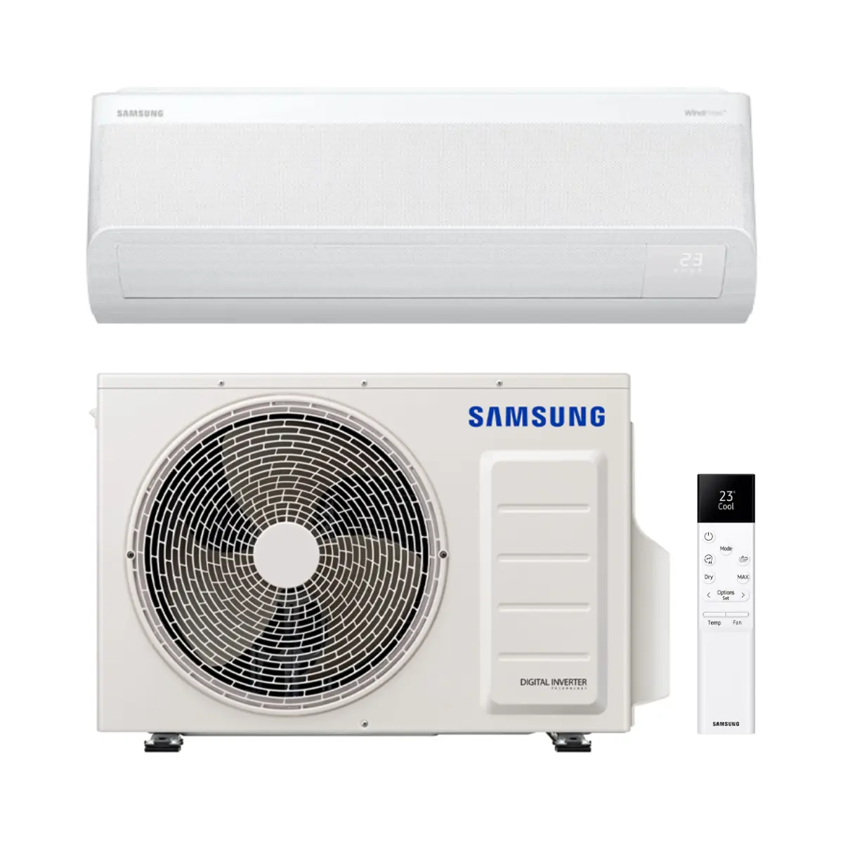 Klimaanlage mit WLAN Samsung WindFree Comfort S2 F-AR60F24NX 6,5 kW 24000 BTU mit der Referenz F-AR60F24NX von der Marke SAMSUNG