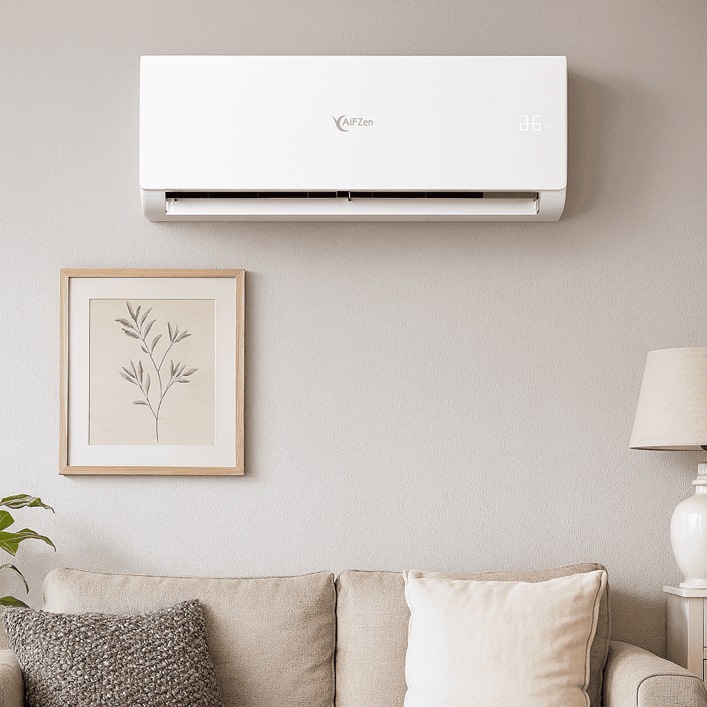 Klimaanlage mit WLAN AirZen 3,2 kW 12000 BTU mit der Referenz AZSP12 von der Marke AIRZEN
