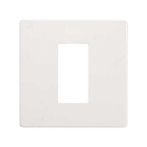 Minimal Aesthetic Frame for 1 White Element Simon 270 with reference 27101610-090 from the brand SIMON