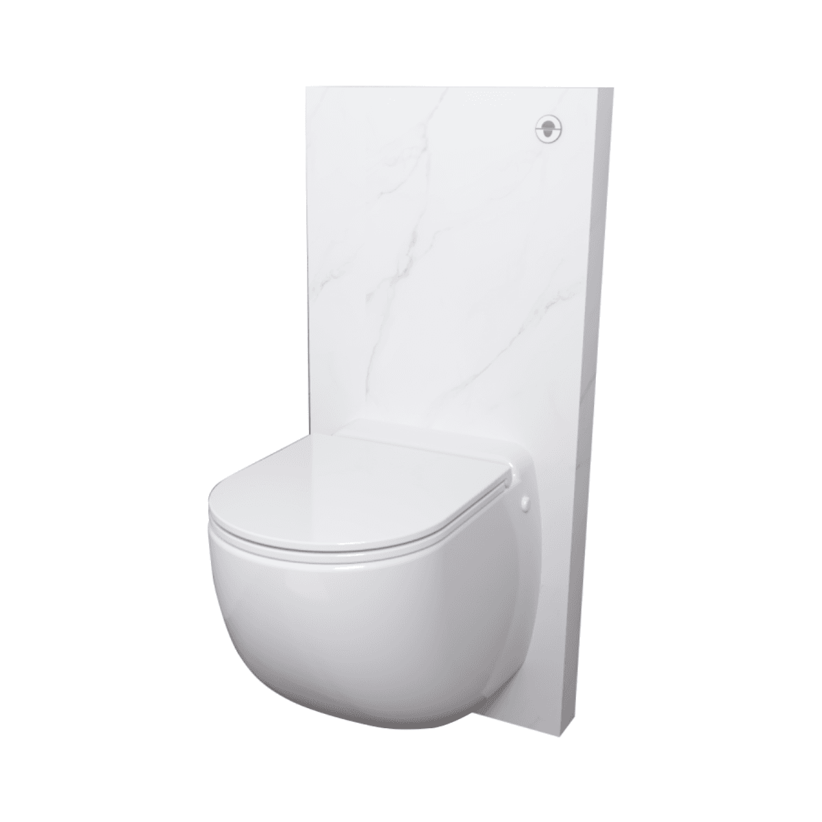 Komplettlösung hängendes WC mit Zerkleinerer SFA Sanicompact Comfort Style - Carrara-Marmor mit der Referenz C72LVCPLUSAMC von der Marke SFA SANITRIT