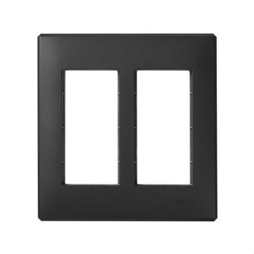 Einbaurahmen und Tragrahmen für 2 doppelte Elemente Graphit Simon 500 Cima mit der Referenz 51010102-038 von der Marke SIMON