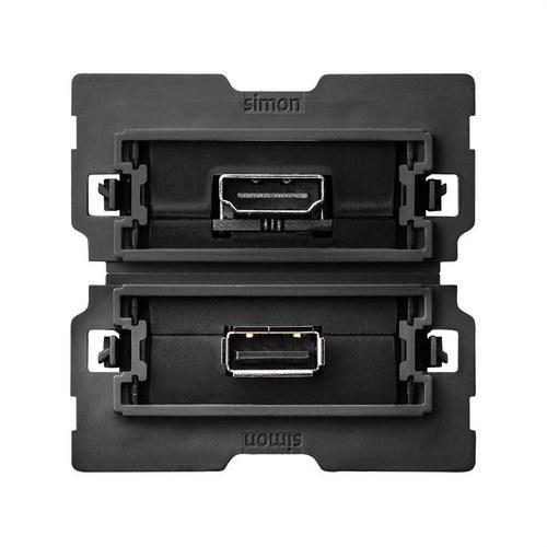 HDMI Connector V1.4 + USB 2.0 Type A Connector Simon 100 with reference 10000563-039 from the brand SIMON