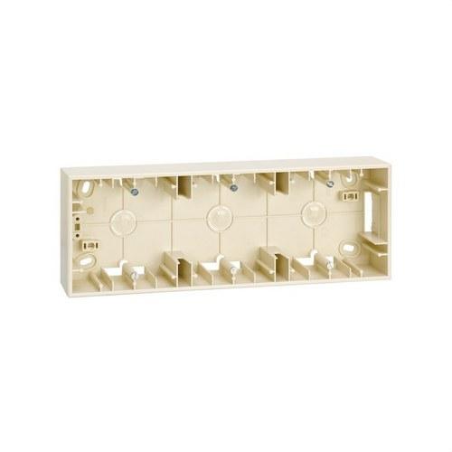 Surface Wall Box Base for 3 Elements Ivory Simon 27 Play with reference 2700753-031 from the brand SIMON