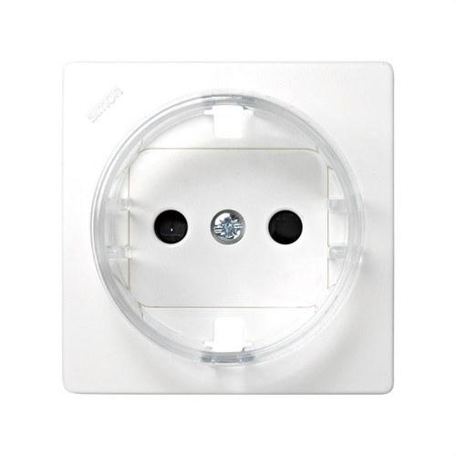 Abdeckung mit Sicherheitsvorrichtung für Schuko-Steckdosenunterteil weiß Simon 73 Loft mit der Referenz 73041-60 von der Marke SIMON
