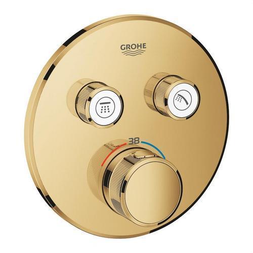 Einbauthermostat mit 2 Griffen Grohtherm SmartControl - Cool Sunrise mit der Referenz 29119GL0 von der Marke GROHE